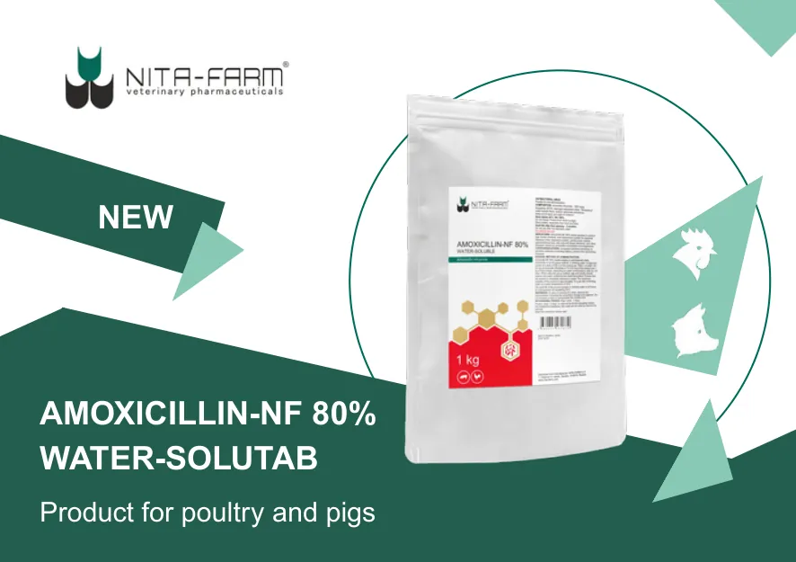 NEW PRODUCT FOR POULTRY AND PIGS IN NITA-FARM PRODUCT PORTFOLIO