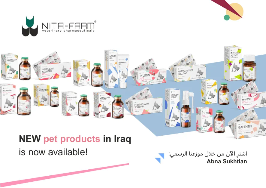 Now in Iraq: NITA-FARM Launches New Pet Care Line!