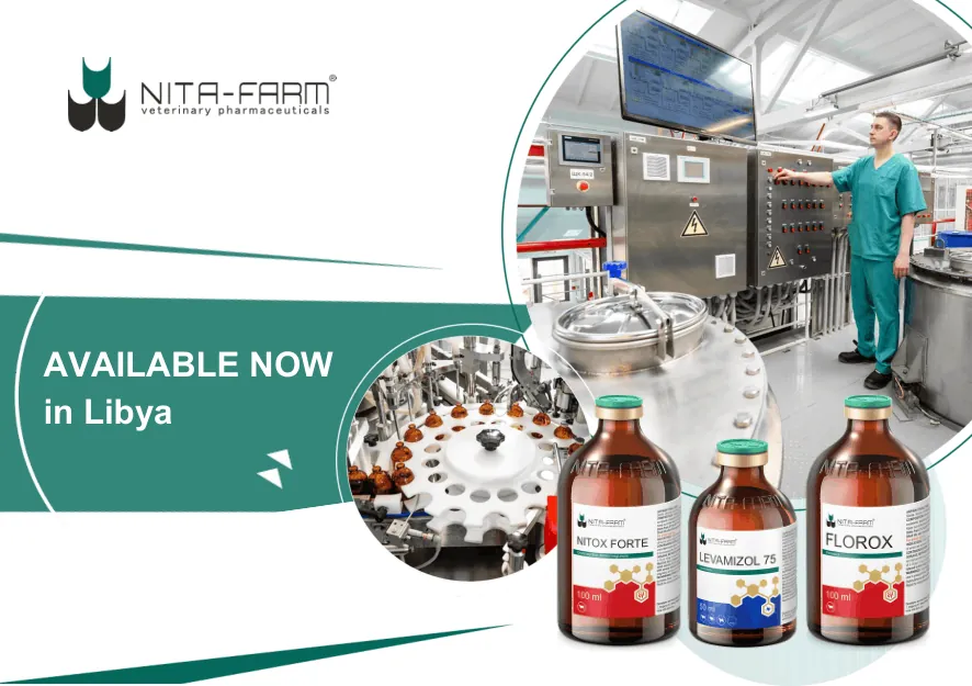 NEW PRODUCTS AVAILABLE IN LIBYA: NITA-FARM expands its veterinary portfolio!